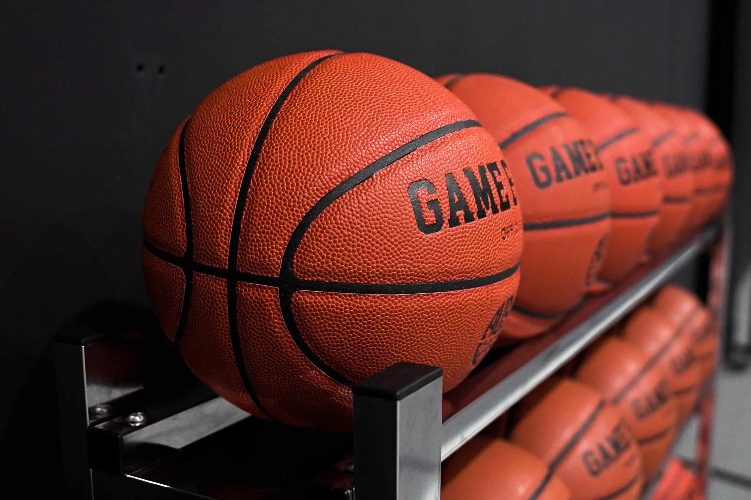 Game Ball chrome ball rack