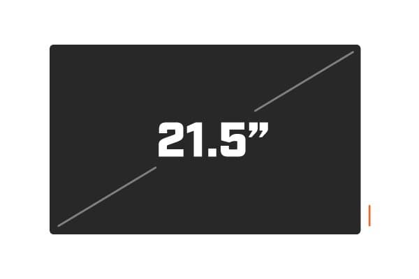 The 21.5" on-machine touchscreen on the Dr. Dish CT+